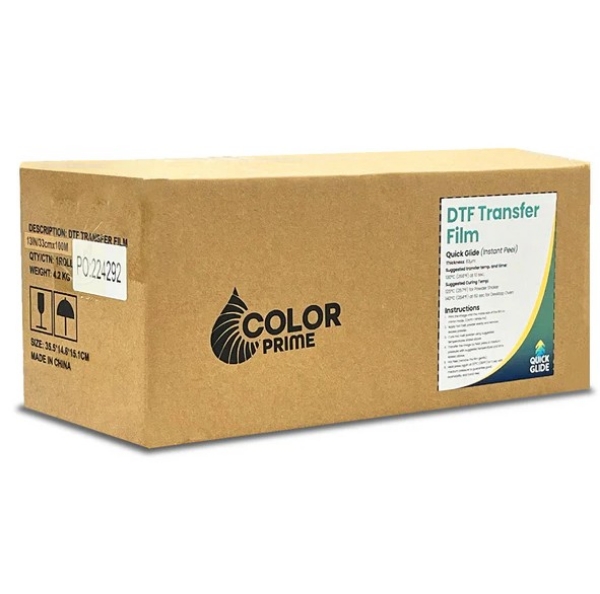 Color Prime Quick Glide DTF Film 13.78"x327' Roll (for Miro 13 Max)