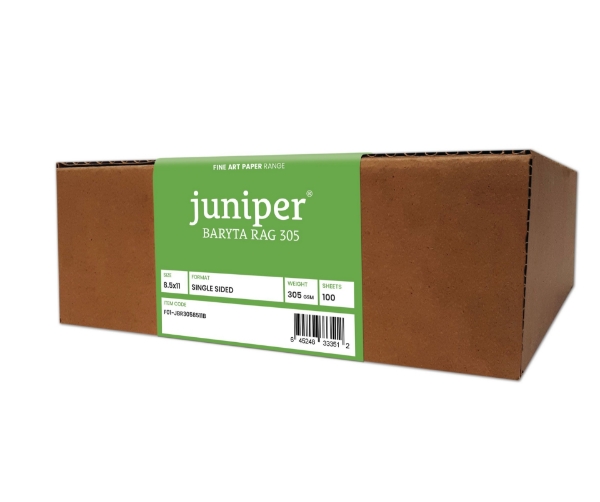 Moab Juniper Baryta Rag 305gsm 8.5"x11" - 100 Sheets