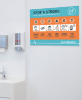 Nekoosa 1mil Optically Clear Mounting Film with Permanent/Removable Adhesive - Clear Printed Film Liner 51"x150' Roll