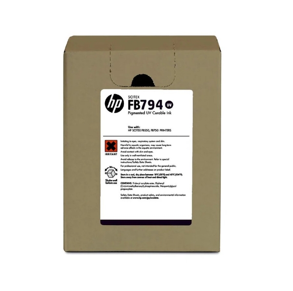 HP FB794 3-liter Black Scitex Ink Cartridge for FB550, FB750