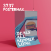 Sihl 3737 POSTERMAX 8 mil Satin Wet Strength Paper 54"x200' Roll 3" Core