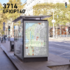 Sihl 3714 GFIOP140 6 mil Satin Poster Paper 54"x500' Roll 3" Core