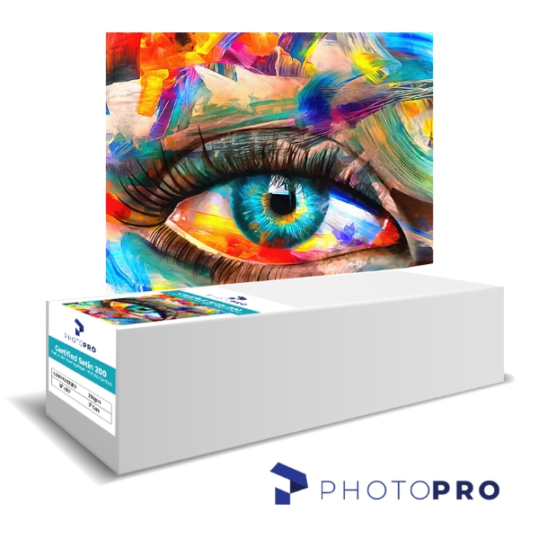 PhotoPRO Certified Satin 200 GraCol 2013 Proofing Paper - FOGRA Certified 17"x150' Roll