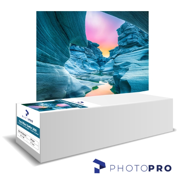 PhotoPRO Certified Satin 260 GraCol 2013 Proofing Paper - FOGRA Certified 36"x100' Roll