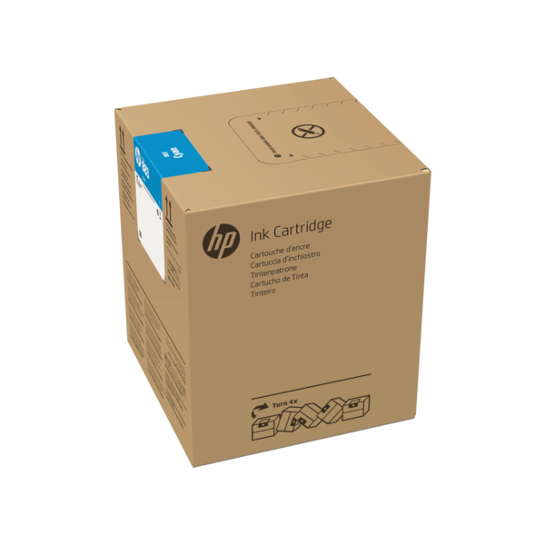 HP 893 10L Cyan Latex Ink Cartridge for HP Latex 2700 Series, FS60, FS60 W, FS70 W