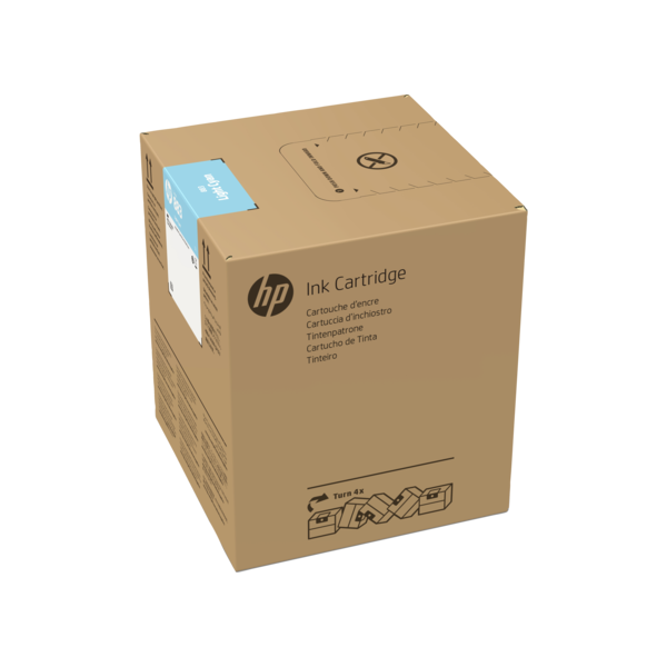 HP 893 10L Light Cyan Latex Ink Cartridge for HP Latex 2700 Series, FS60, FS60 W, FS70 W