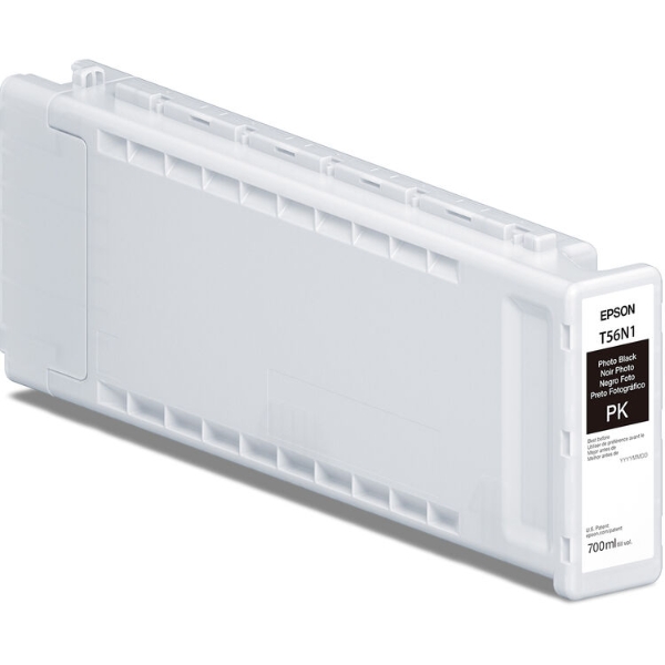Epson UltraChrome PRO10 56N 700ml Photo Black Ink Cartridge for SureColor P7370, P9370 - T56N120