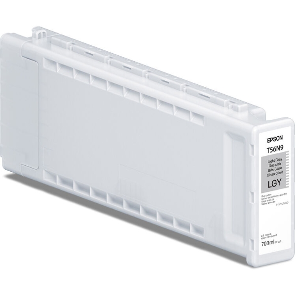 Epson UltraChrome PRO10 56N 700ml Light Gray Ink Cartridge for SureColor P7370, P9370 - T56N920