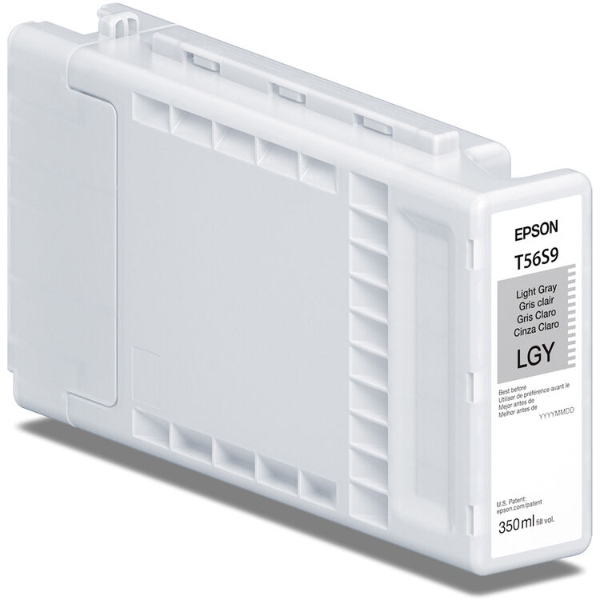 Epson UltraChrome PRO10 56S 350ml Light Gray Ink Cartridge for P7370, P9370 - T56S920