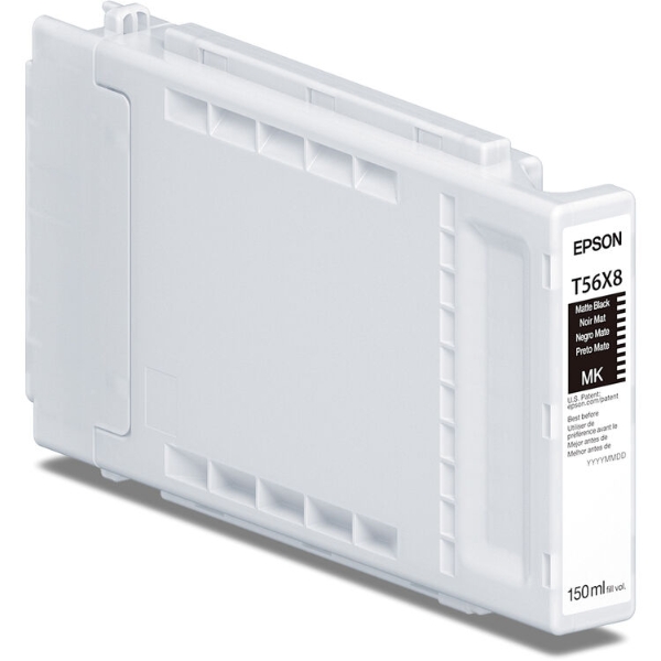 Epson UltraChrome PRO10 56X 150ml Matte Black Ink Cartridge for SureColor P7370, P9370 - T56X820