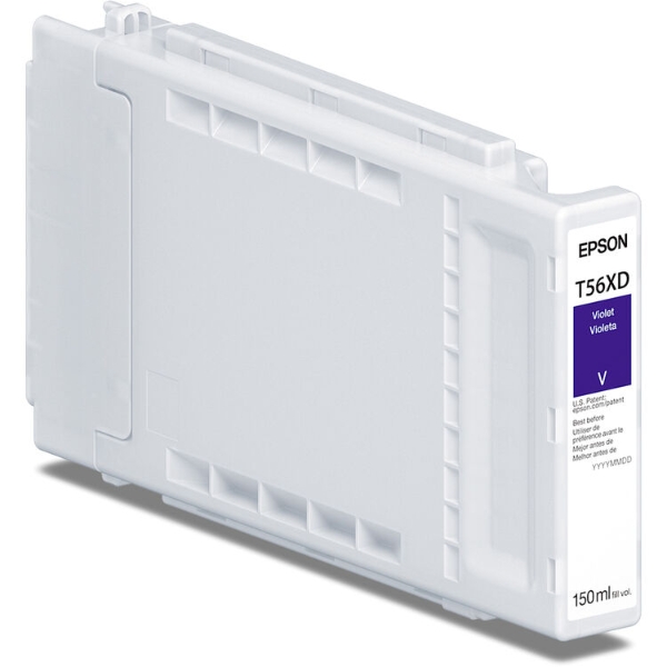 Epson UltraChrome PRO10 56X 150ml Violet Ink Cartridge for SureColor P7370, P9370 - T56XD20