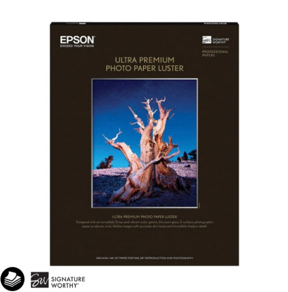 EPSON Ultra Premium Photo Paper Luster 240gsm 13"x19" - 50 Sheets