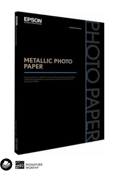 EPSON Metallic Photo Paper Luster 13"x19" - 25 Sheets