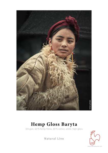 Hahnemühle Hemp Gloss Baryta 305gsm 24"x16.4' Sample Roll