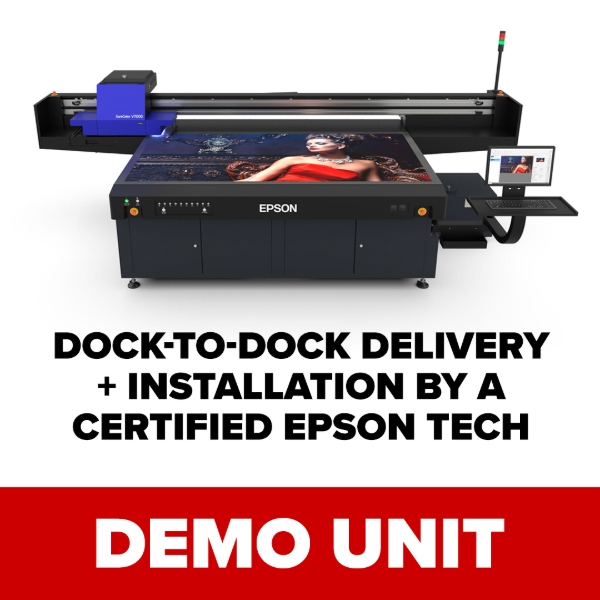 EPSON SureColor V7000 10-Color 4' x 8' UV Flatbed Printer - DEMO UNIT