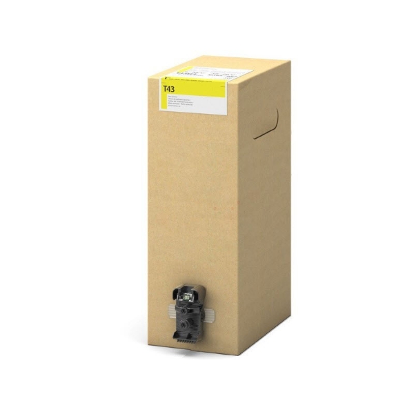Epson T43M UltraChrome DS 10L Yellow Ink Pack for SureColor F11070, F11070H, F10070, F10070H, F20070