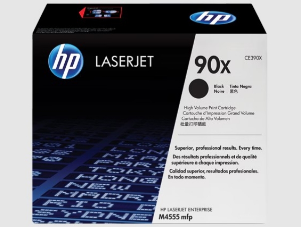 HP 90X High Yield Black Original LaserJet Toner Cartridge for M4555 mfp - CE390X