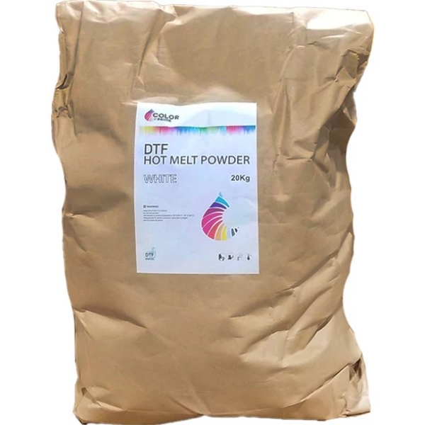 DTF Station Color Prime Hot Melt Powder 20kg White for Direct to Film