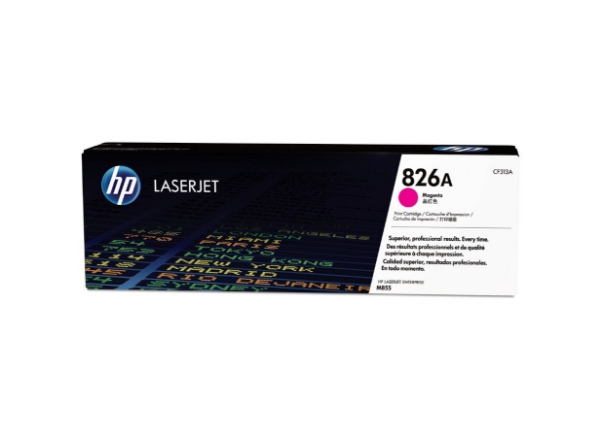 HP 826A Magenta Original LaserJet Toner Cartridge for LaserJet Enterprise M855 - CF313A