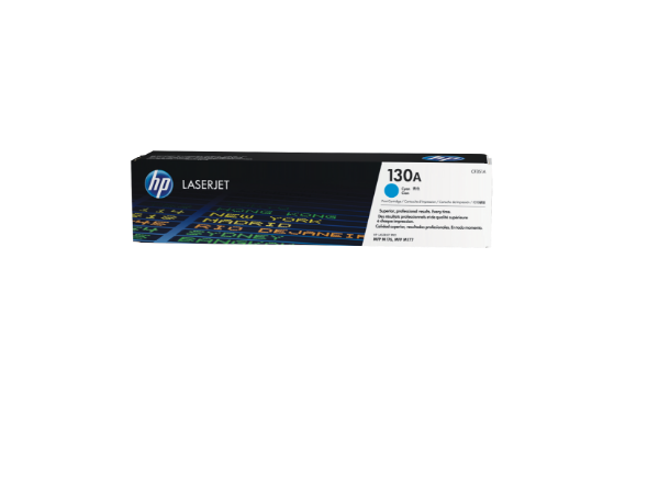 HP 130A Cyan Original LaserJet Toner Cartridge for MFP M176, MFP M177 - CF351A