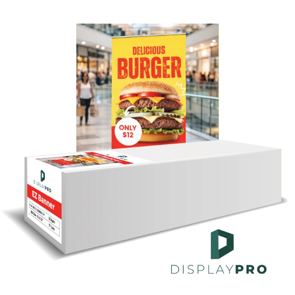 DisplayPRO EZ Banner (ES, Solvent, UV, Latex) 30"x150' Roll 3" Core