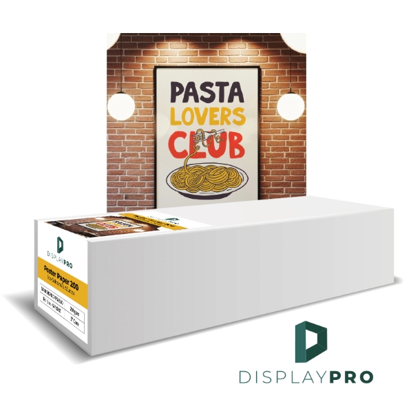 DisplayPRO Poster Paper Satin (ES, Solvent, UV, Latex) 54"x165' Roll 3" Core