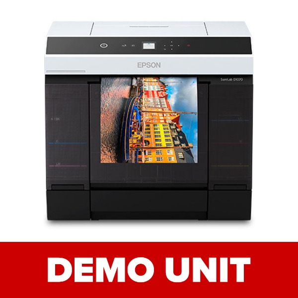 	EPSON SureLab D1070DE Professional Minilab 6-Color 18.1" x 17.2" x 16.7" Photo Printer with Double-Sided Printing - DEMO UNIT