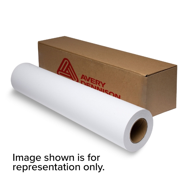 Avery MPI 3302 Gloss Calendered Promotional Vinyl Film (Gray) Removable Kraft 30" x 150' Roll