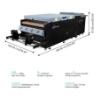 DTF Station Seismo V36R DTF Powder Shaker and Dryer with Supplies