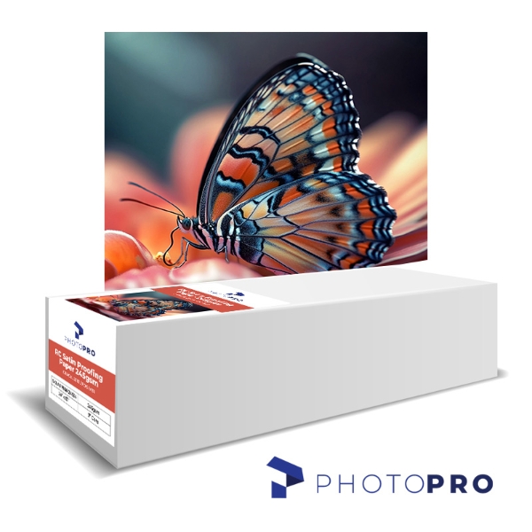 PhotoPRO RC Satin Proofing Paper 245gsm GRACoL 2013 / FOGRA51 24"x131' Roll, 3" Core