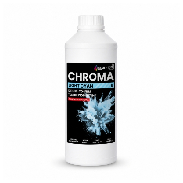 DTF Station Color Prime Chroma DTF Ink - Light Cyan (1 L)