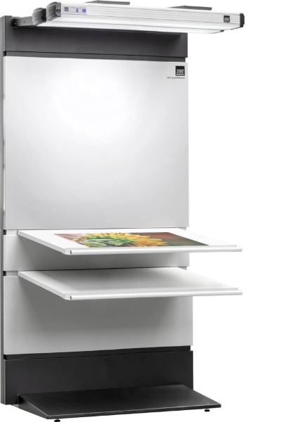 JUST Normlicht DLS proofStation 10 LED Color Viewing Station (D65/D50/UV-A) 38.5625" x 83.125" x 35.625"