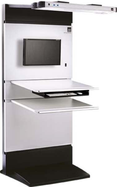JUST Normlicht DLS proofStation 10 SP LED Color Viewing Station with Soft Proofing (D65/D50/UV-A) 38.5625" x 83.125" x 35.625"