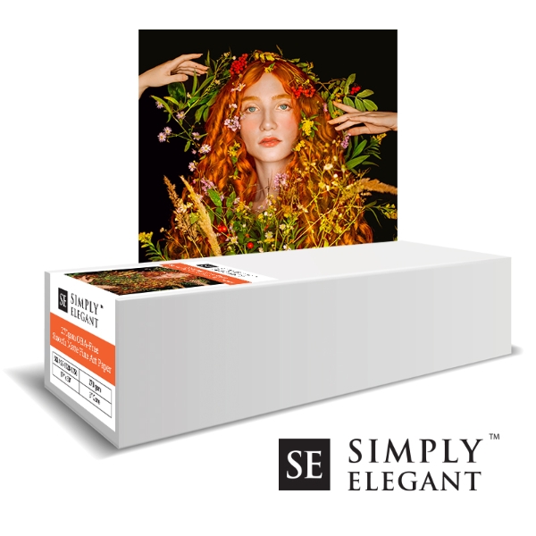 Simply Elegant 270gsm OBA-free Smooth Matte Fine Art Paper 24"x50' Roll