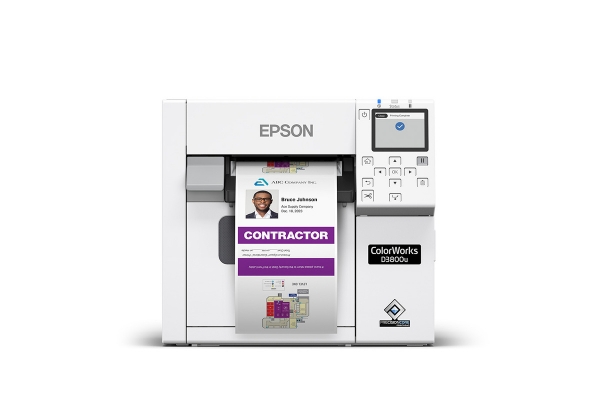 Epson ColorWorks CW-D3800 4" Color Inkjet Label Printer with Dye Ink