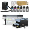 EPSON G9070 Printer and (Qty 1) Seismo L24R DTF Shaker/Dryer with Supplies Bundle