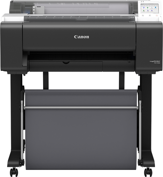 Canon imagePROGRAF TM-510M 24" Large Format Printer with Integrated Scanner and Stackable Basket