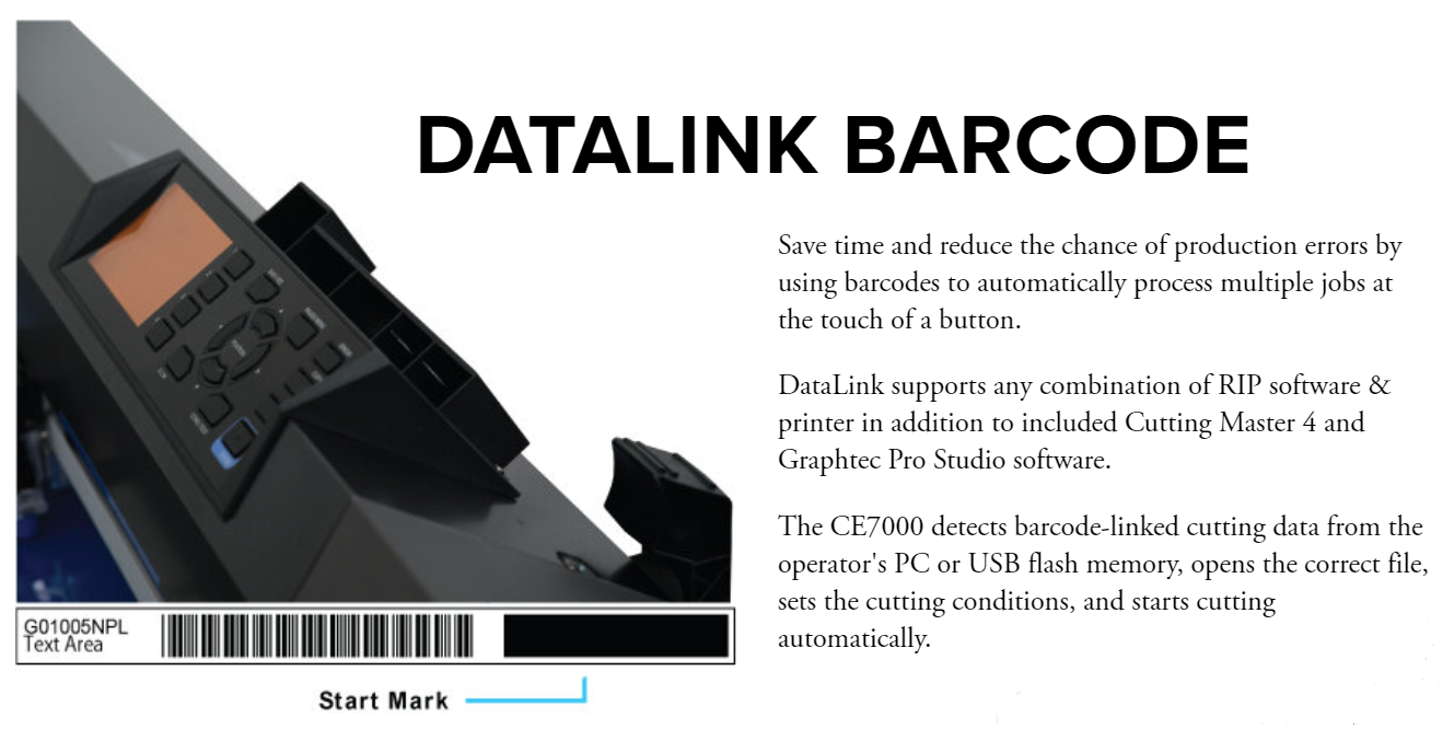 Using the Datalink Barcode System on the CE7000 