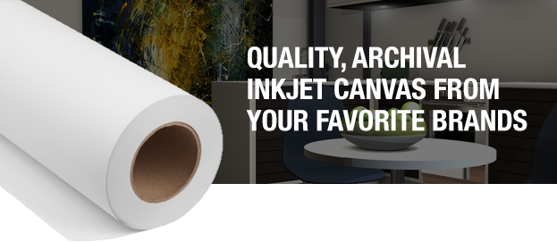 inkjet canvas media from epson canon hp hahnemuhle canson